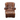 Restoration Hardware Brown Leather Accent Chair