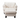 Chateau d’Ax White Leather Armchair With Ottoman